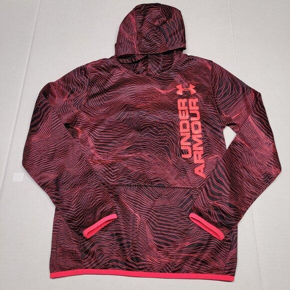 Under armour Boy’s Hoodie size XL color red black - Picture 1 of 4